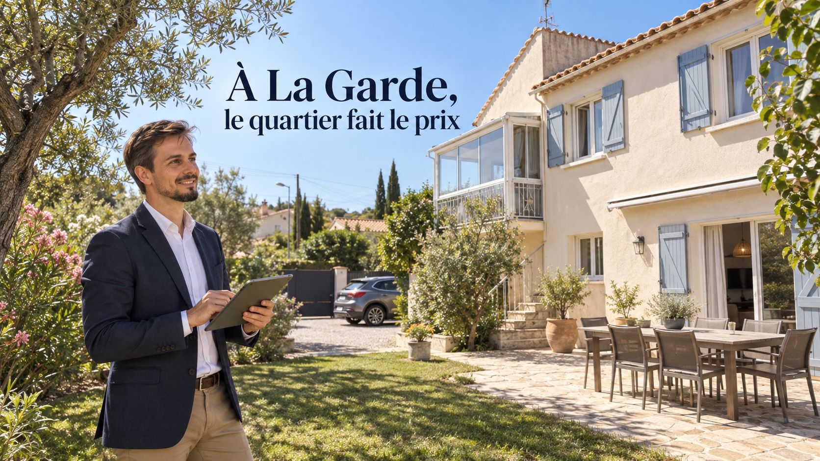 Estimation d'une maison à La Garde depuis le jardin : le quartier fait le prix